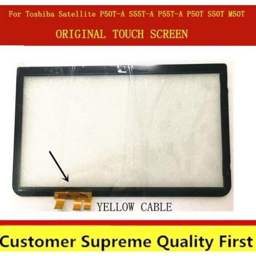 15.6 inch touch screen Digitizer Glass Sensor Replacement parts For Toshiba Satellite P55T P50T S50T M50T 69.15I04.G02