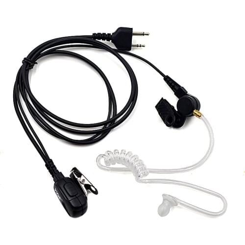 Covert Acoustic Tube Earpiece Headset Mic for Midland Transceiver Ham Radio G7 G8 G9 G10 Alan 39 42 75-785 75-786 75-810 75-820