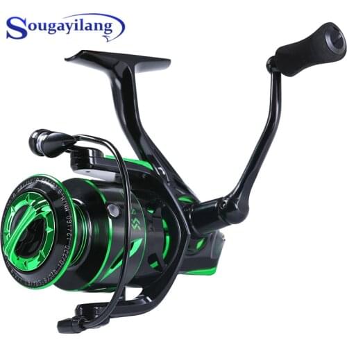 Sougayilang 12+1BB 6.2:1 High Speed Spinning Fishing Reels with Magnetic Brake System for Fresh/Saltwater Carp Fishing Reel