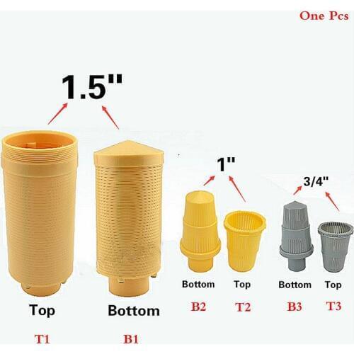 Top And Bottom Strainers Water Diffuser Distributor For Water Filter With 1.5 1 3/4 Inch Central Tube Water Treatment UPVC / ABS