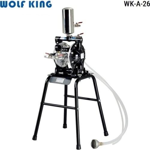 Wolfking WK-A-26 60L/min Mini Pneumatic Diaphragm Paint Pump 3/4" Fluid Transfer, A-26 Air Pump