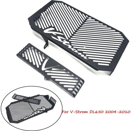 Motorcycle Radiator Guard Protector Grille Grill Cover Water Tank Protection For Suzuki V-Strom 650 DL650 2004-2010