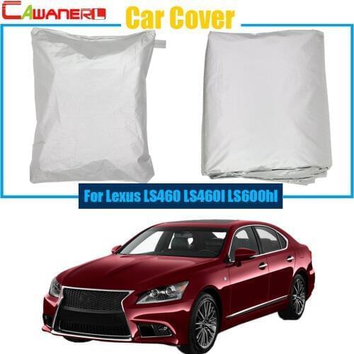 Cawanerl Car Cover Snow Rain Resistant Protector Cover Anti-UV Sun Shade For Lexus LS LS460 LS460l LS600hl