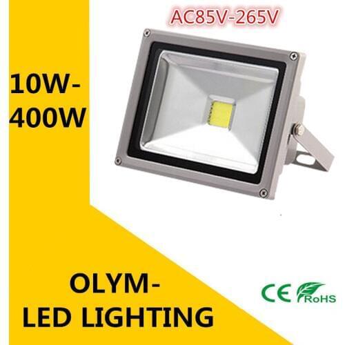 1 PCS DHL LED Floodlight AC85-265V 150W / 200W / 300W / 400W Project-light IP66 Waterproof Advertising Lamps Garden Area Lightin