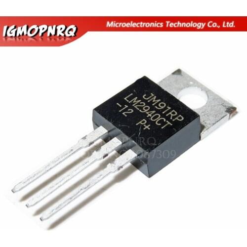 10PCS LM2940CT-12 TO220 LM2940CT TO-220 LM2940-12 new and original IC