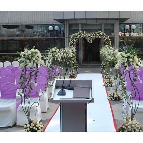 10pcs/lot Iron road lead for wedding decoration wedding flower stands wedding props