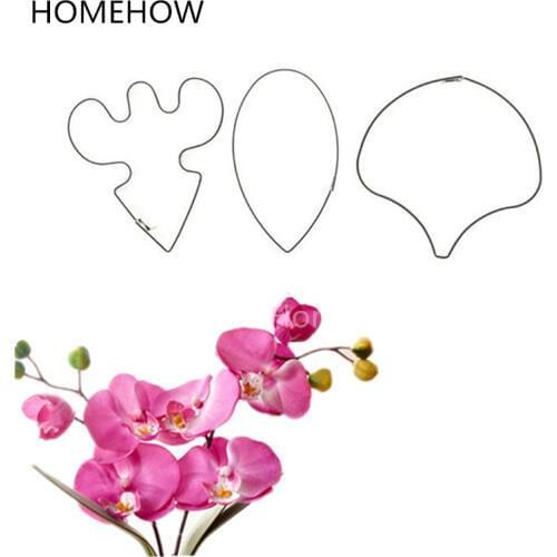 2017 Newest 3PCS/Set Stainless Steel Butterfly Orchid Cake Cutting Sets Kitchen Accessories Flower Petal Fondant Cutting Mold