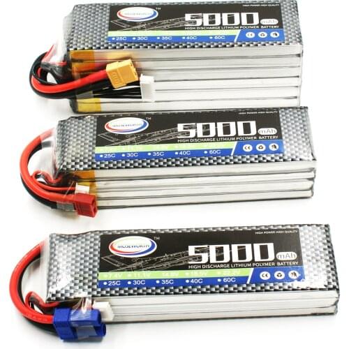 RC LiPo 6S Battery 22.2V 5000mAh 60C For RC Helicopter RC Car RC Boat Quadcopter Drone Li-Polymer Batteries RC Toys LiPo 6S AKKU
