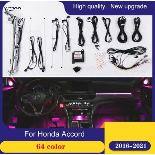 Car LED ambient light for Honda Accord 64-color ambient light, illuminated door light, atmosphere light, original installation