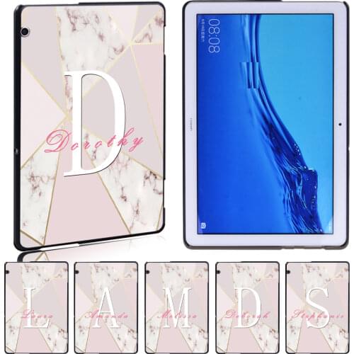 Tablet Case for Huawei MediaPad T3 8/MediaPad T3 10/MediaPad T5 10 - Casual Anti-fall Name Series+Stylus