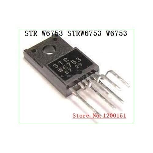 4pcs/lot STR-W6753 STRW6753 W6753 TO-220F-6