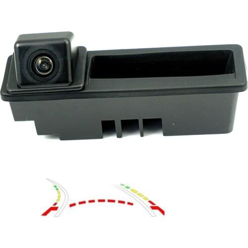 HD CCD car rear view Trunk handle Camera for Audi A3 A4 A6 A8 Q7 A6L wire wireless parking camera
