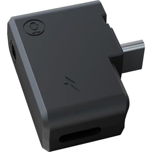 Compact Dual USB-C 3.5mm Audio Mic Adapter for ONE X2 Durable