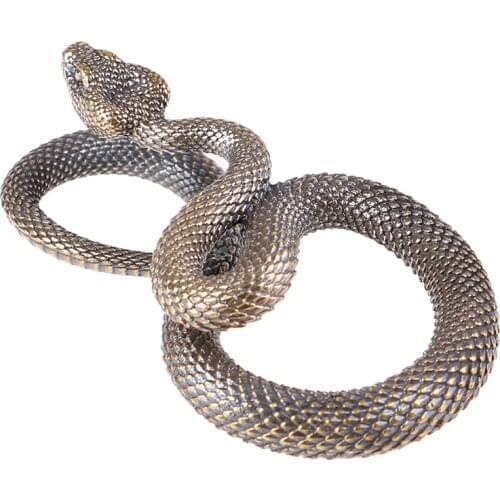 2020 HOT!Brass keychain brass handmade key chain snake key ring HandBag Pendant