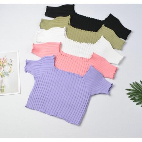 Lucyever Women's Plain T-shirts