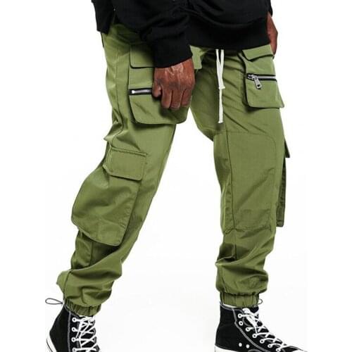 2021 Men Hip Hop Pants Men Streetwear Tactical Cargo Pants Male Joggers Casual Trousers Pantalon Homme