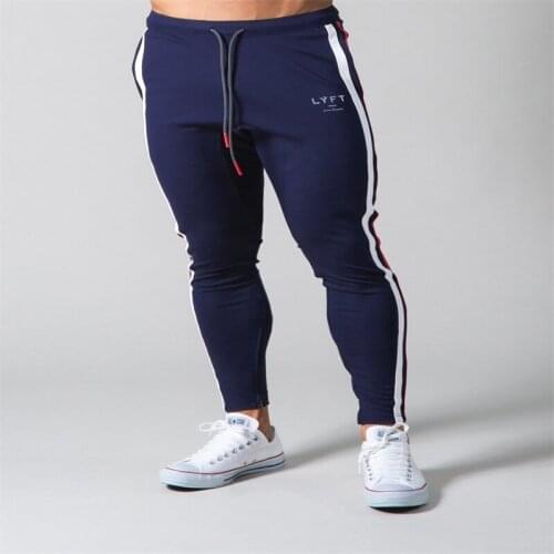 Spring and autumn sports and leisure trousers mens outdoor fitness exercise training feet sports pants LYFT