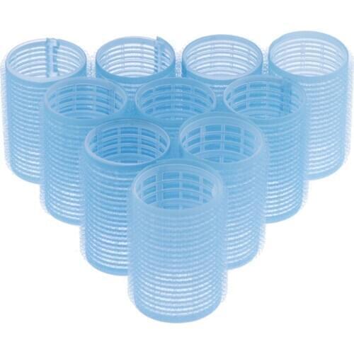 20 X 28 Mm Pink + 40 Mm Blue Self-adhesive Hair Rollers Hair Rollers Set for
