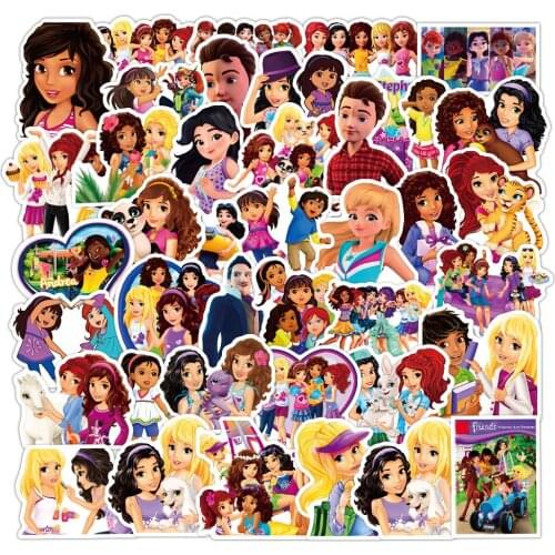 10 50 pcs Friends TV Show Stickers aesthetic Motorcycle Skate Guitar Suitcase PVC Waterproof Decal Toys naklejki