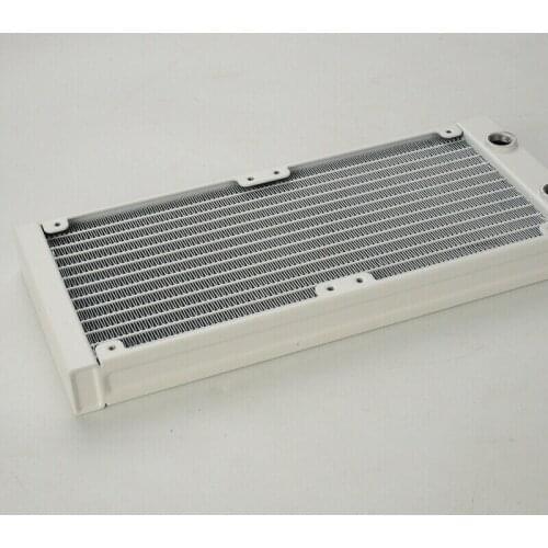 OCOCOO 240G1/4 240mm Water Cooling Radiator Liquid Cooled Heatsink For Computer White