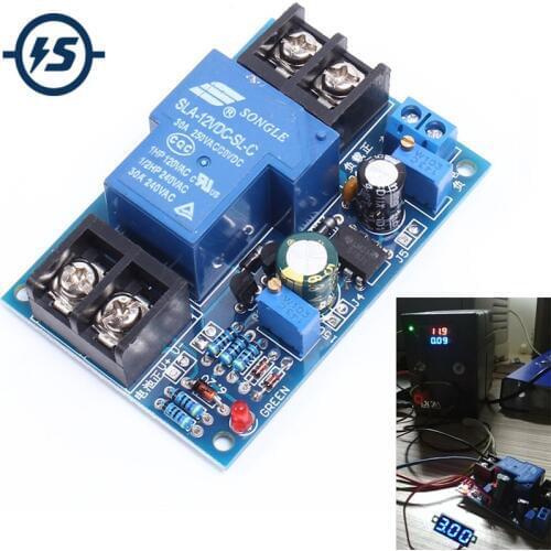 12V Battery Discharge Protection Module Board Anti-Over Automatically Restore Low Voltage With LED Indicator Light Universal