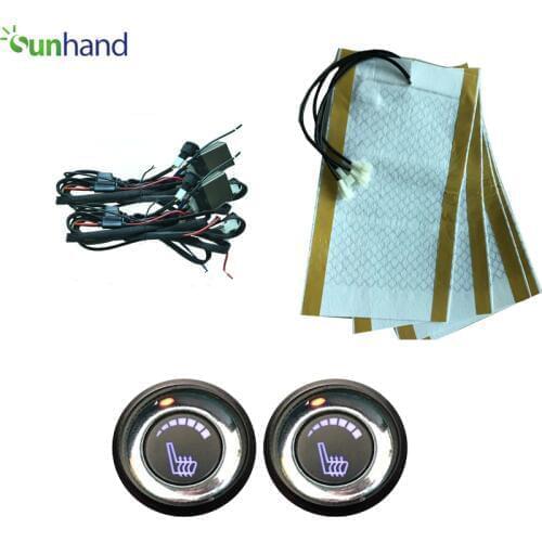 Heated seat 1 Wheel Switch Built-in Car Heated Seat Heater Pad Seat Warmer Covers
