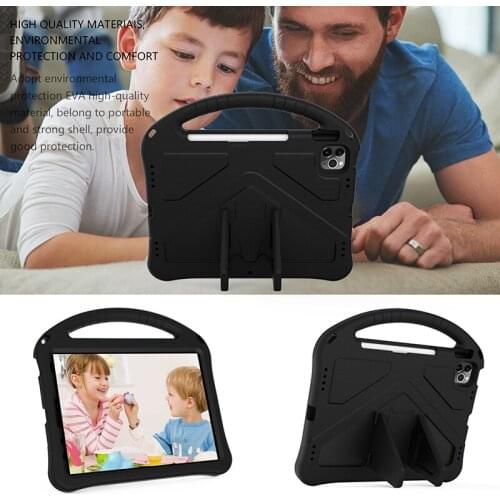 Full Body Protective EVA Cover with Handle and Pencil Slot for iPad Air 4 Kids Case Pro 11 Shockproof Cover 2018 2020