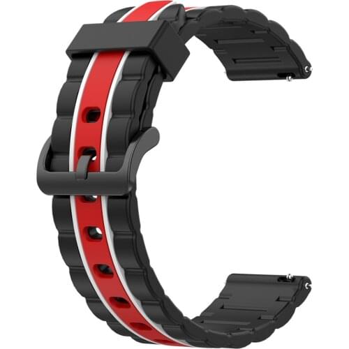 For Huawei Watch GT 2 46 mm Replacement Strap Sport Silicone Watch Band For Galaxy Watch 3 45 mm Wave Pattern Wrist Strap Band