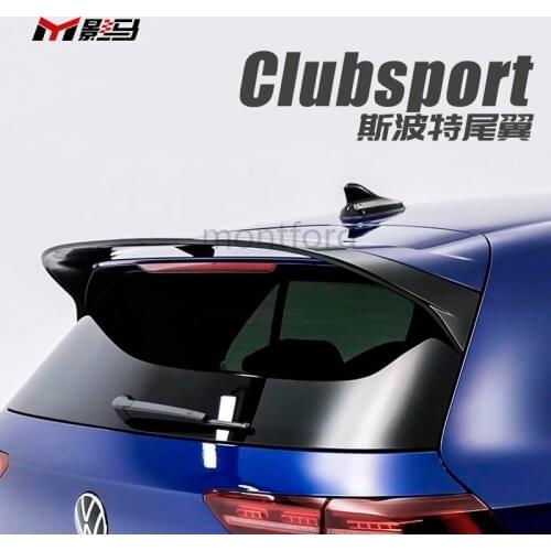 For Volkswagen GOLF 8 MK8 spoiler 2020 2021 GOIF8 spoiler high quality ABS material car rear wing color rear spoiler