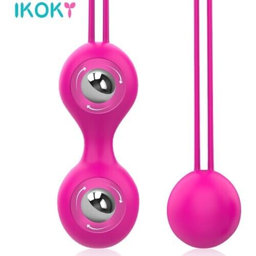 Vaginal Geisha Ball Silicone Kegel Ball Ben Wa Ball Vagina Tightening Exercise 2Pcs/Set Vagina Massage Vibrator