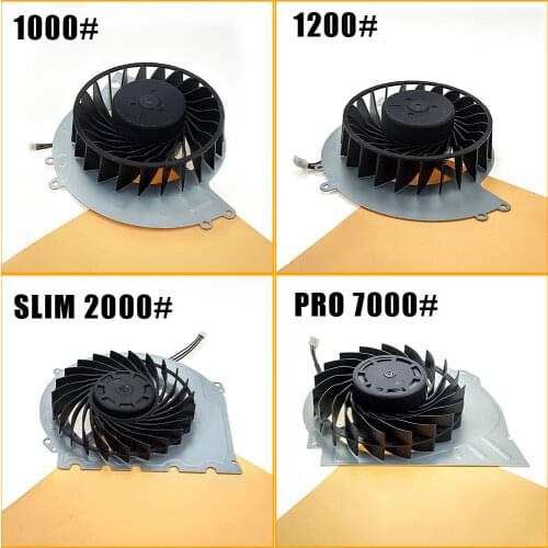 Internal Cooling Fan For Playstation 4 Replacement Part For PS4 1000 1100 1200 Ksb0912HE For Ps4 Pro 7000 Ps4 Slim 2000 Series
