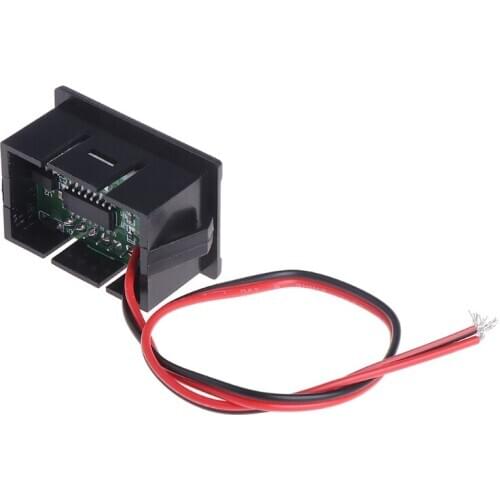 DC 2 Wires 4.5-30V Mini LED Digital Display Voltmeter Volt Voltage Panel Meter