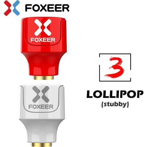 2pcs/box RC Antenna Original Foxeer Lollipop 3 Stubby 5.8GHz 2.5Dbi RHCP/LHCP FPV Mushroom 4.8g Antenna for FPV Racing Drone