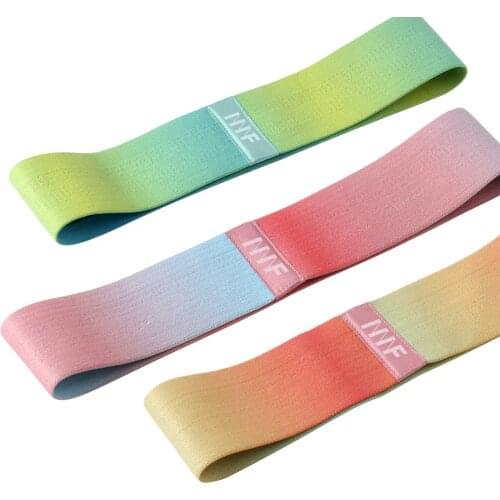 3 PCS Resistance Bands Fabric Gradient High Stretch Booty Bands Elastic Yoga Bands Fitness Booty Band Home Workout Glute Loop