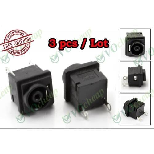 3 x Laptop DC power jack for Sony VGN-CS CS A AR AW AX BX PCG-K K12 K13 NV GRT -3C2L 3G1L 3G2L 3G3L 3G4L 3G5L Connector PJ040