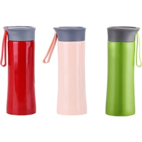 300ml 10.5oz Stainless Steel Vacuum Cup Fashion Portable Water Bottle Travel Vacuum Flasks W8771
