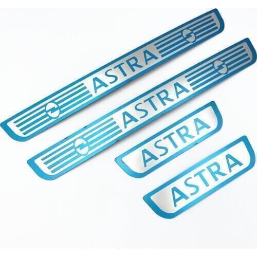 4pcs/lot car styling for 2010-2013 OPEL ASTRA J VAUXHALL ASTRA J ultra-thin Stainless Steel Door Sill Scuff Plate car styling