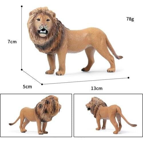 8Pcs Realistic Wild Life Animal Model Toy Ages 3-8 Forest Miniature Figurines