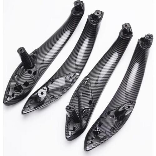Carbon fiber Car door handle for BMW F30 F32 F80 3 series car door panel handle left right hand drive LHD RHD door hand trim