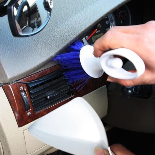 Auto Car Air Conditioning Outlet Cleaning Brush Multifunctional Computer Keyboard Brush Car Cleaning Tool Accessories Car Brush