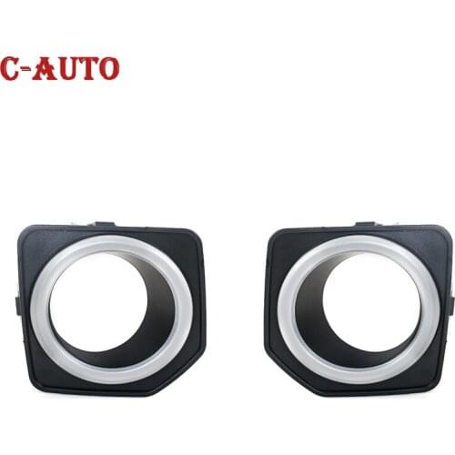 Car Front Bumper Fog lamp Foglight Cap Frame Shell For Land Rover Freelander 2 LR2 2013 2014 2015 2016 Fog lights Covers