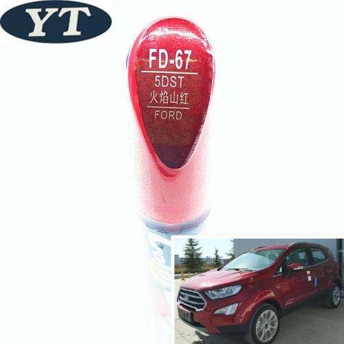 Car scratch repair pen, auto paint pen RED color for Ford ecosport,kuga, focus,s-max,fiesta ,car painting pen