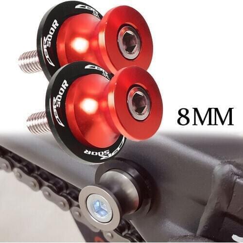 FOR HONDA CBR500R CBR 500R CBR 500 R 2013 2014 2015 2016 2017 2018 2019 Motorcycle Swingarm Slider Spools 8mm Stand Screws Cover