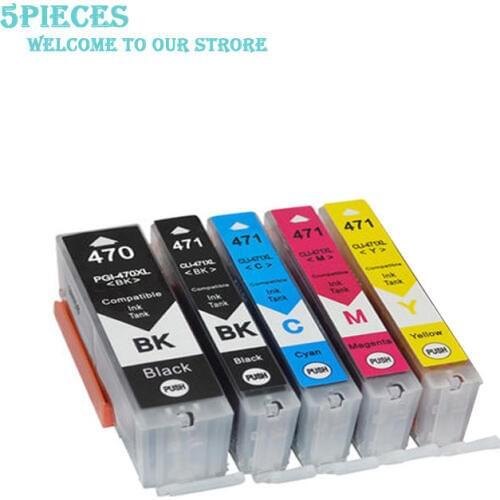 LuoCai PGI-470 CLI-471 Compatible Ink Cartridges For Canon MG5740/MG6840/MG7740/TS5040/TS6040/MG8640 Ink PGI470 CLI471 printer