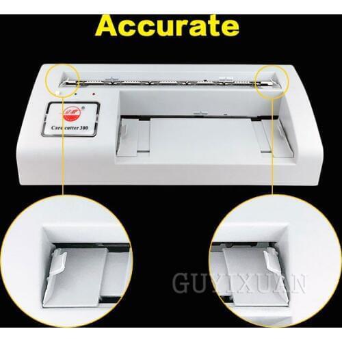 Card machine Electric business card cutter Automatic trimming machine Badge/business card/card making