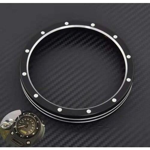 Motorcycle Speedometer Trim Bezel Fit For Harley Sporster 883 1200 XL Dyna Street Bob Low Rider Speedmeter Rings
