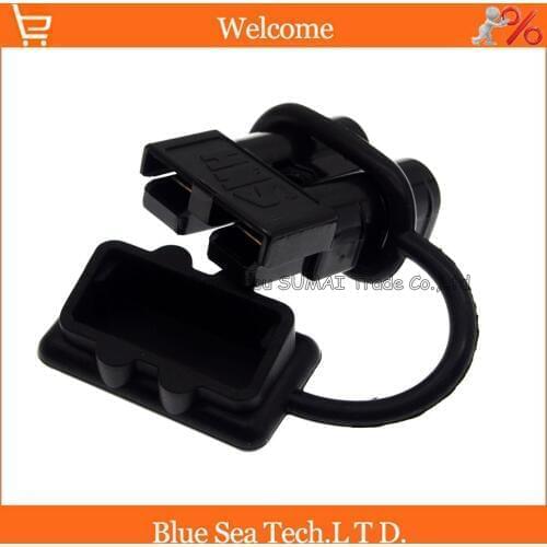 New SMH 50A 600V Power Battery connector,50A UPS plug+dustproof waterproof silicone cover/sheath for forklift electrocar