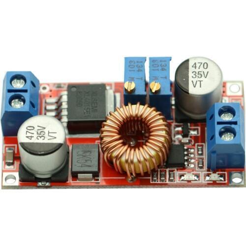 CC/CV Adjustable Max 5A Step Down Buck Charging Board XL4015 Lithium Battery Charger Converter Module DC-DC 0.8-30V To 5-32V