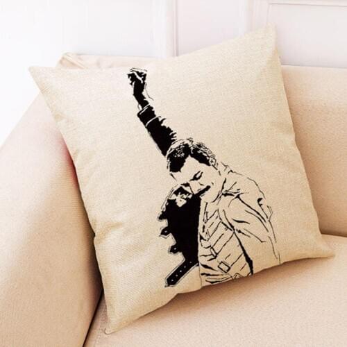 Rock band queen Cushion Pillow Cover Decorative Pillows Home Decro Cushion Pillow Cover For Living Room Cover Home Decro