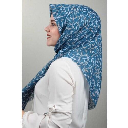 JAWEL PATTERNED LINEN FLAMLI SCARF-DESEN-36-RENK-05